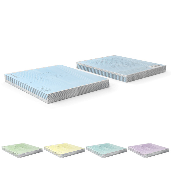 Тетрадь 18 листов в линию пластиковая обложка ErichKrause Классика CoverPrо glossy, А5+, на скобе MIX-PACK