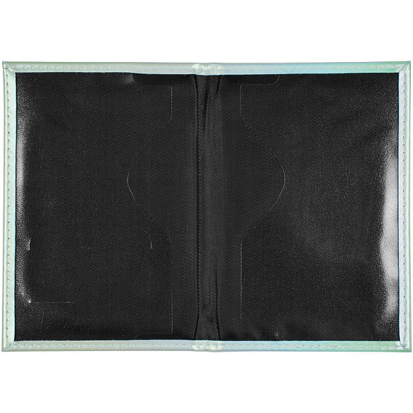 Обложка д/паспорта "deVENTE. Mentality" 10x14 см, искусственная кожа, поролон, цветная печать, отстрочка, одно отделение для визитки, в пластиковом пакете с европодвесом, салатовая