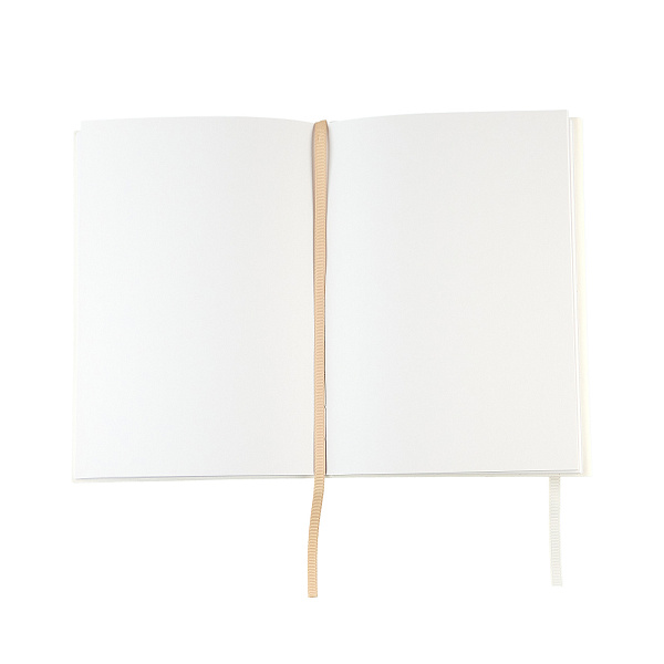 Скетчбук Sketchmarker Graphic&Ink, два в одном, мягкая обложка белая/бежевая, A5, 140г/м2, 60 л., бумага кремовая/ 200г/м2, 40 листов, бумага белая