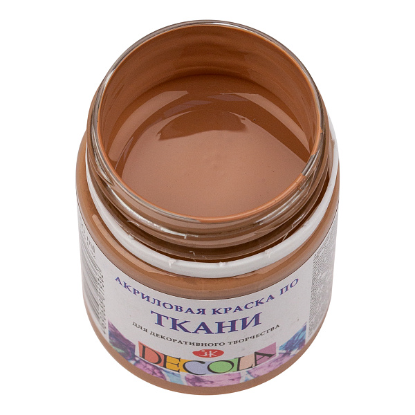 Акрил ткань 50 мл Декола Кофейная