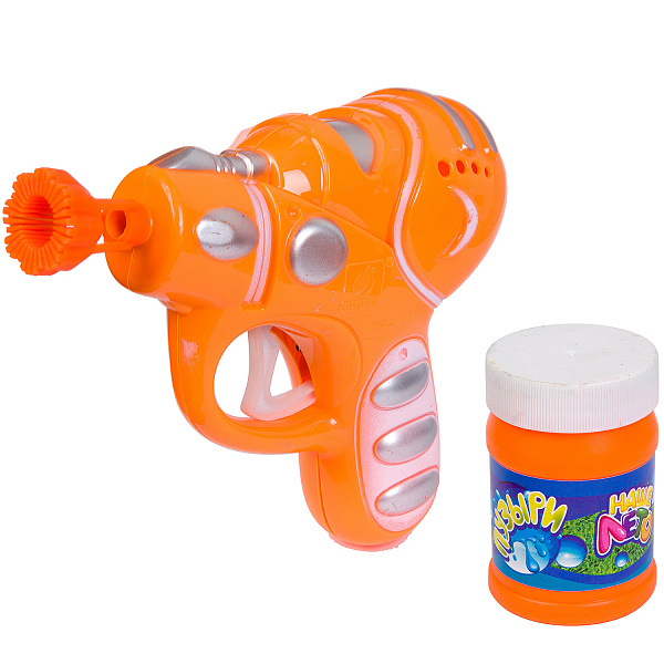 Пистолет Bondibon "Наше Лето" с мыльными пузырями 45 мл, CRD 24х27 см, арт. JY20689-B.