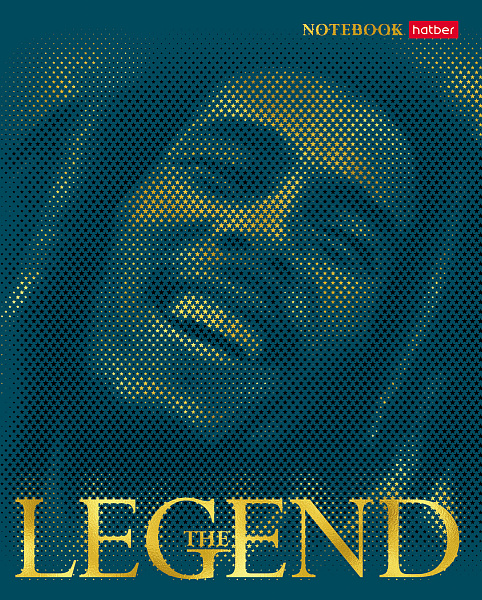 Тетрадь 96 л. лин. "Я-Легенда" 65г/кв.м 