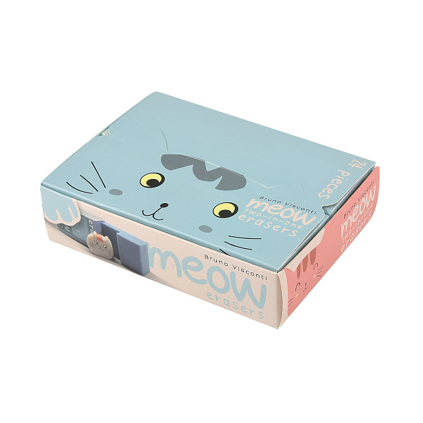 Ластик "Meow", 3 вида