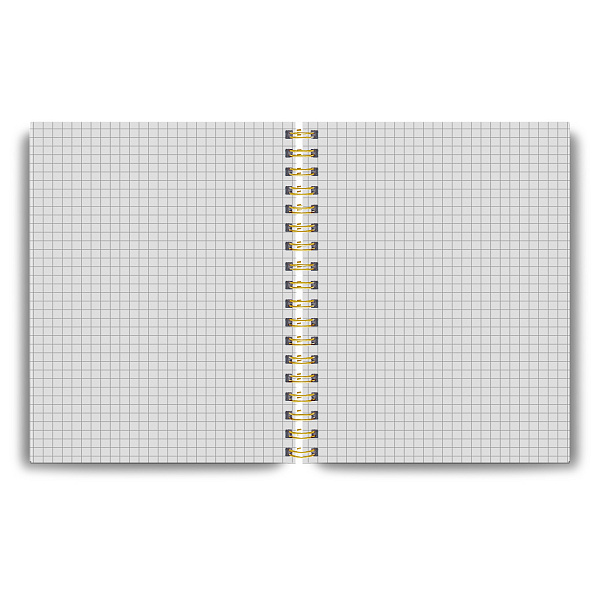 Тетрадь 96 л. кл. на гребне "Зелёные мечты" с пластик. обложкой с тисн. золотой фольгой, цвет. запечат. титульн.лист, 400 мкм., A5 65 г/кв.м , белизна 100 % 01535  "Светоч"