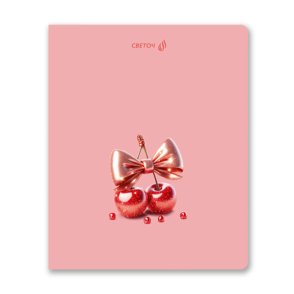 Тетрадь 48 л. кл. "Нежные мечты" выборочные блёстки, A5 на скобе 65 г/кв.м , белизна 100 %  01476  "Светоч"