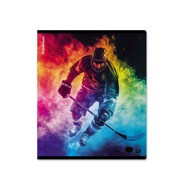 Тетрадь 48 листов в клетку "Champs", матовая ламинация  ErichKrause  _MIX-PACK