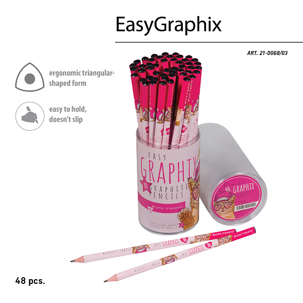Карандаш ч/г "EasyGraphix. Кот Мейнкун" НВ 