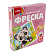 Картина из песка. Фреска. "Мишка панда"