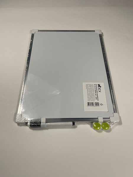 Доска магнитно-маркерная 25*35см, с маркером