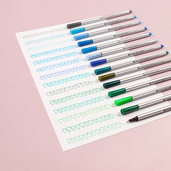 Набор скетч линеров 0.4 мм 60 цв. SKETCH&ART, В ПВХ КАРМАНЕ