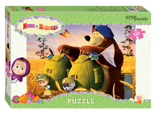 Пазлы 120 эл. "Маша и Медведь - 2" (Анимаккорд)