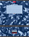 Тетрадь 18 листов в клетку "Камуфляж" 65г/кв.м, скругленные углы, микс 5 видов