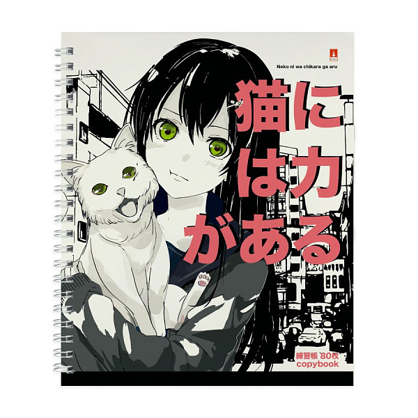 Тетрадь 80 л. кл. на спирали "MANGA ANIME.CITY" 