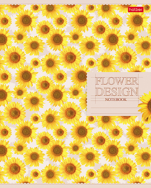 Тетрадь 60 л. кл. "Соцветие красоты" 65г/кв.м на скобе 