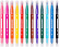 Фломастеры 12 цв. Deli Color Emotion двусторонние (кисть, игловидный) пластиковая коробка