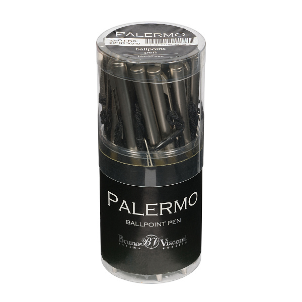 Ручка "PALERMO" шарик. автомат. 0,7 мм ШАМПАНЬ МЕТАЛЛИЧЕСКИЙ КОРПУС, СИНЯЯ