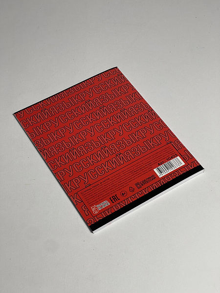 Тетрадь предметная 48 листов  "Фразочки"  Русский язык, со справочным материалом, обложка мелованный картон, блок офсет