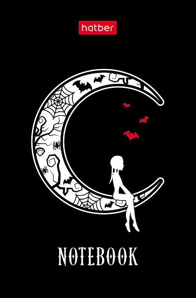 Блокнот А7 48 л. кл. на клею "W-wednesday" 65х100мм 3-х цв. блок Обл. мел.бумага ламинация 