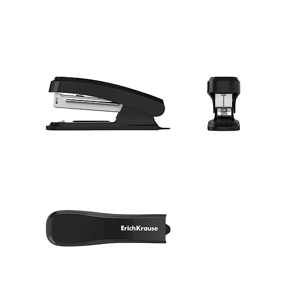 Степлер на 15 л. №10 ErichKrause Clippy Classic, черный (в коробке по 1 шт.)