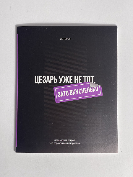 Тетрадь предметная 48 листов  "Фразочки"  История, со справочным материалом, обложка мелованный картон, блок офсет