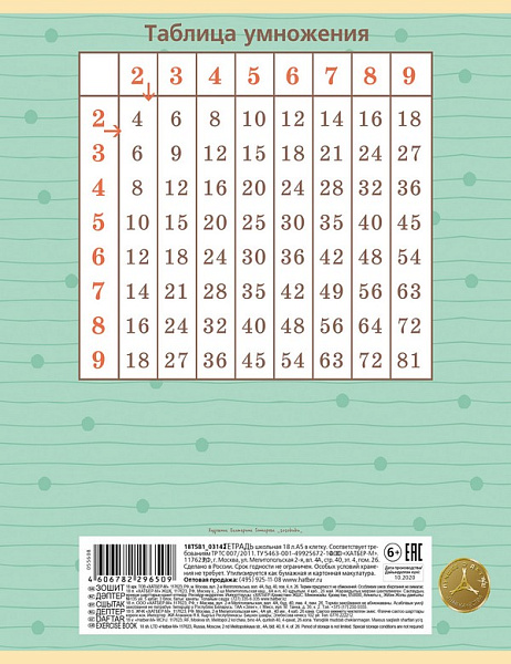 Тетрадь 12 л. кл. "Жила-была лисичка" 5 диз.в блоке скругл.углы 