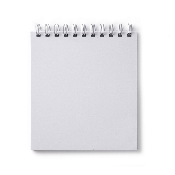 Скетчбук "Светоч" блок белый, запечат.пластик.обл. 500мкм., жест.подложка, 100  г/м2 166*175 мм на гребне 80 л. . Лавандовые грёзы 01378