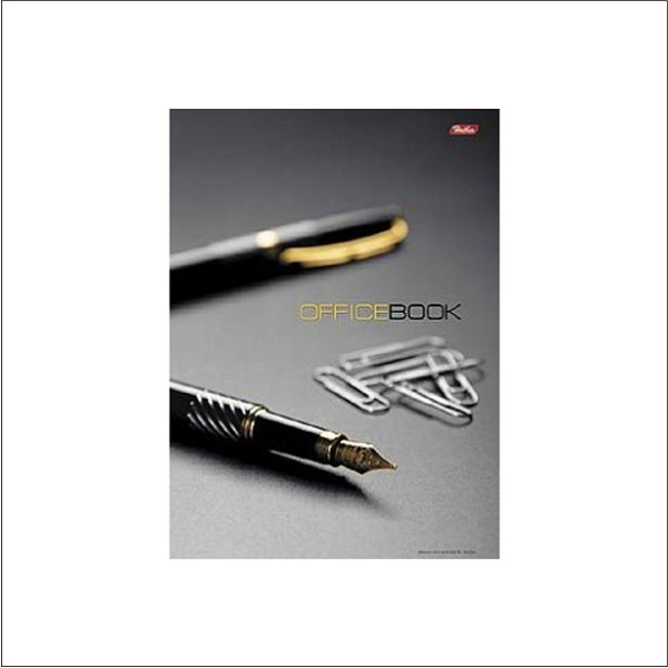 Бизнес-блокнот А4 120 л. кл. "Office Book" цв. блок, перф. угол.