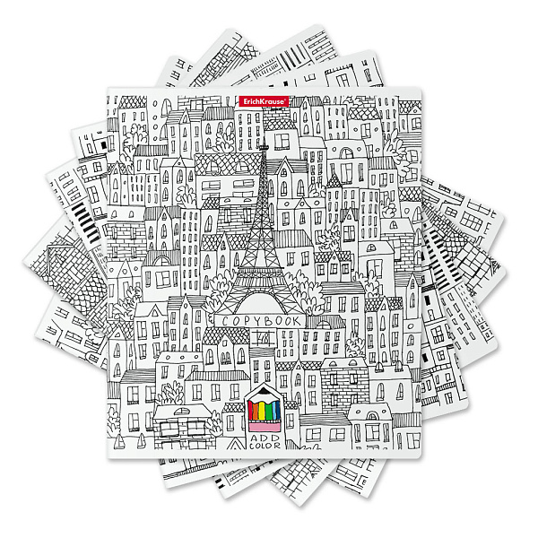 Тетрадь 48 л. кл. ErichKrause "Add Color. Voyage" 