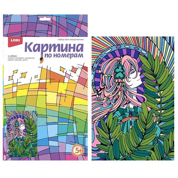 Картина по номерам 20*30 АНИМЕ "Природа души"