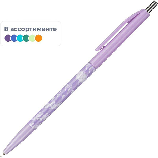 Ручка шариковая автомат. 0,38 мм M&G Lavender СИНЯЯ, на маслянной основе ABP861712238GKC