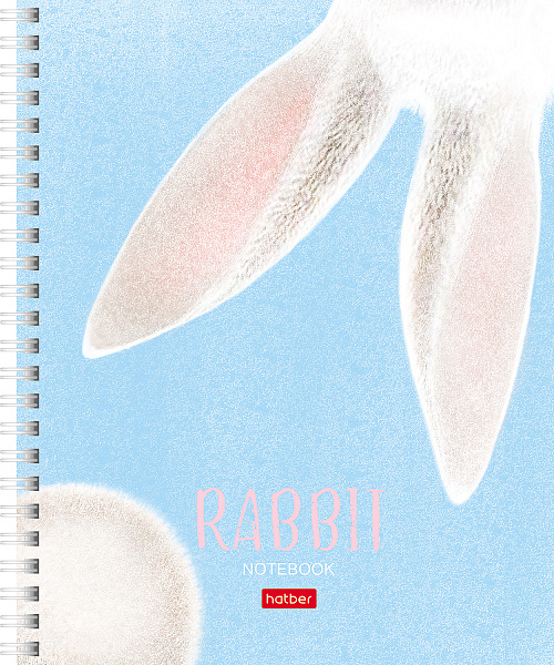 Тетрадь 48 л. кл. на гребне "Хвостики и ушки", 65г/кв.м мат.ламин. 4 диз.