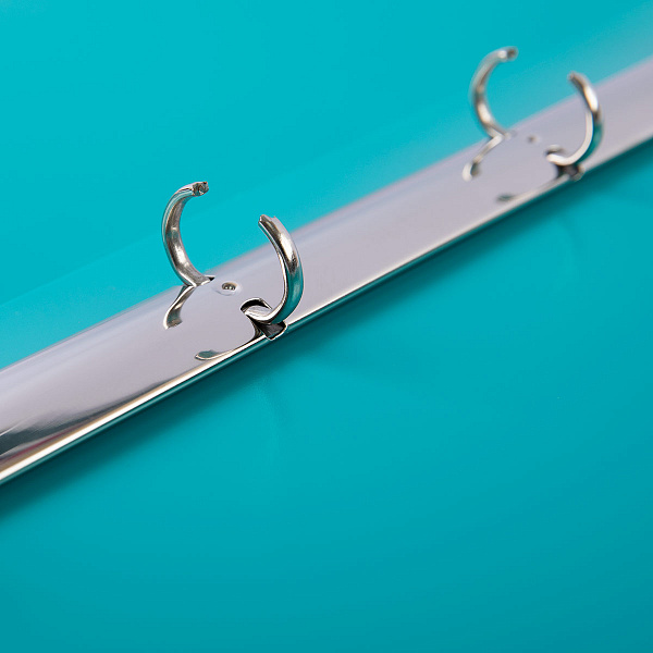 "Лео"   "ШколаСад" Папка-портфолио школьника на 4 кольцах A4 700 мкм 25 мм  песок бирюзовый 