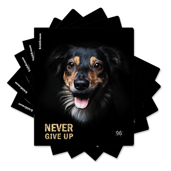 Тетрадь 96 л. кл. "Собаки", матовая ламинация ErichKrause _MIX-PACK