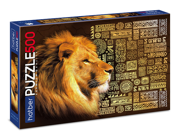 Пазлы 500 эл. А2 480х330мм "KING LION" ,"Premium"