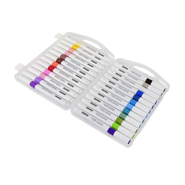 Набор маркеров-кистей акриловых "SKETCH&ART" 24 ЦВ.