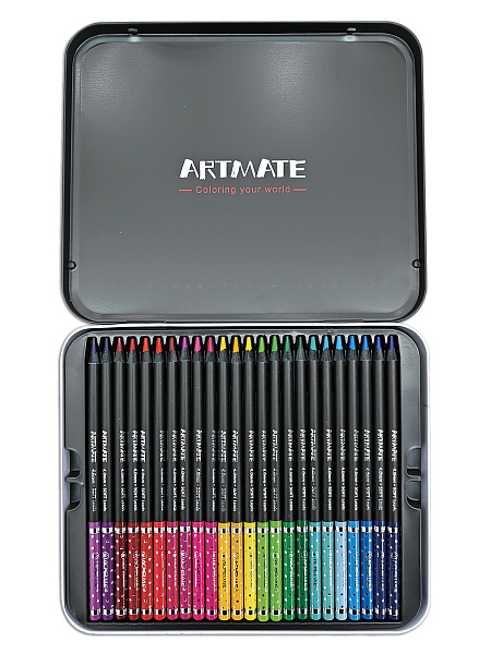 Карандаши 48 цв. ACMELIAE Blackwood Artmate в металлическом футляре