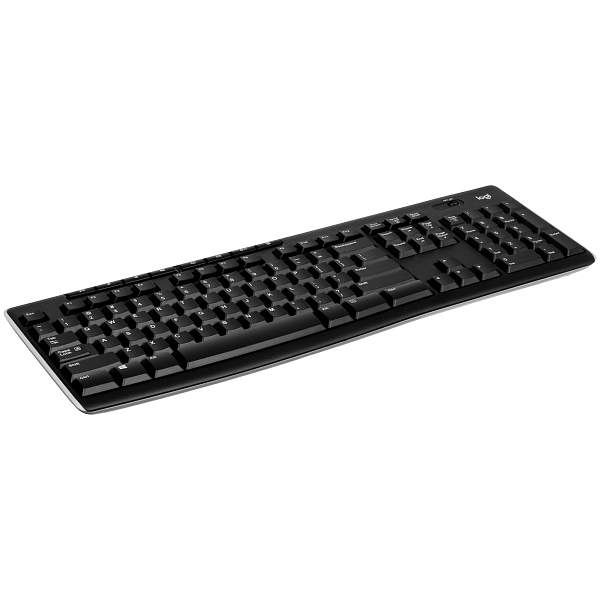 Клавиатура Logitech K270 черный/белый USB беспроводная Multimedia ()