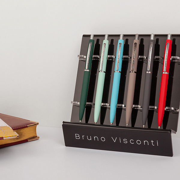 Ручка "SAN REMO" шарик. автомат. 1,0 мм СЕРЫЙ МЕТАЛЛИЧЕСКИЙ КОРПУС СИНЯЯ