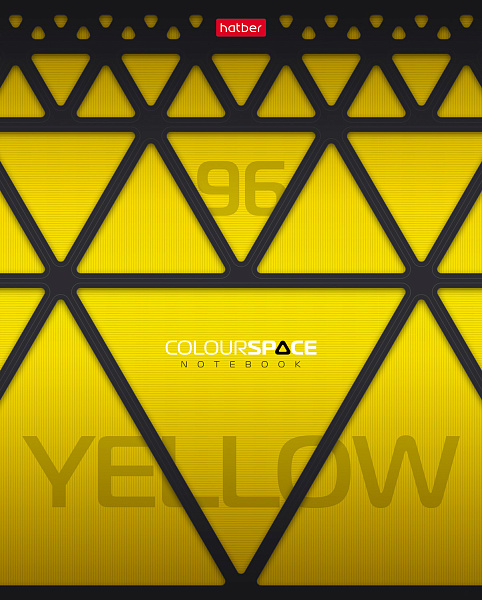 Тетрадь 96 л. кл. "ColourSpace" выб лак, 65г/кв.м на скобе 
