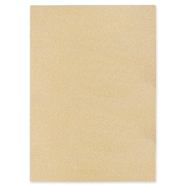 Бумага цветная глиттерная "VISTA-ARTISTA"  250 г/м2 A4 21 х 29.7 см. 02 - под золото (gold)