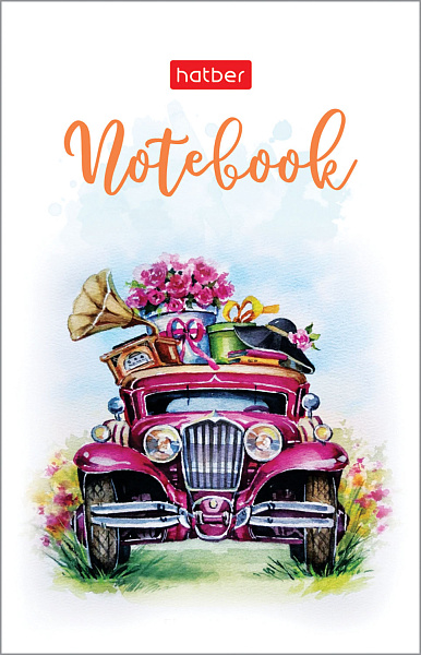 Блокнот 48л А7ф 65х100мм 3-х цв. блок клетка Обл. мел.бумага ламинация на клею серия -Навстречу лету!-