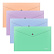 Папка-конверт на кн. ErichKrause Matt Pastel Bloom, A4, непрозрачный, ассорти (в пакете по 12 шт.)