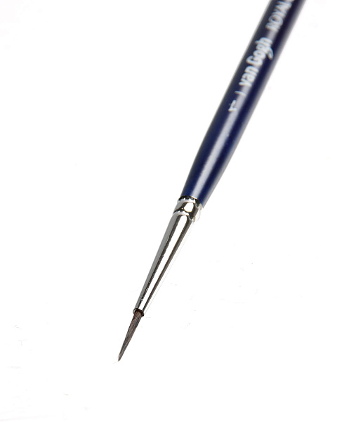 Кисть для акварели VanGogh 121 белка сибирская круглая ручка короткая №1