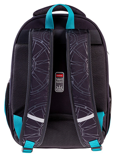 Рюкзак Hatber ERGONOMIC plus -СКУТЕР- 38Х29Х16 СМ EVA материал светоотраж. 2 отделения 2 кармана в комплекте с термосумкой