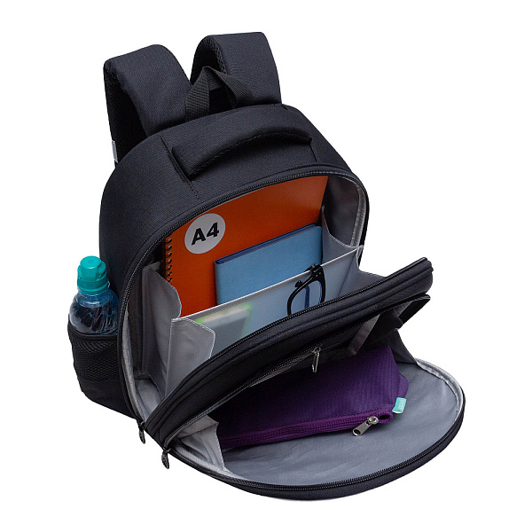 Рюкзак школьный с обвесом (/1 черный)