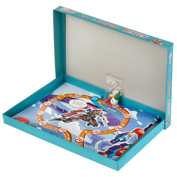 Игра настольная (ходилка) "Мегаботы"  Умные игры