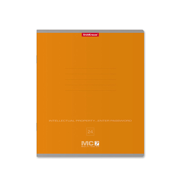 Тетрадь 24 листа в линию "MC-7" ассорти, _MIX-PACK ErichKrause®