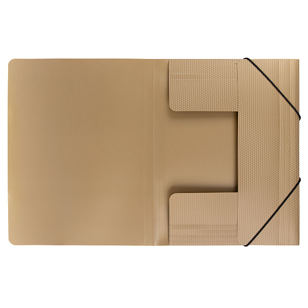 Папка на резинке А4 "Expert Complete" PRISMA 600 мкм  35 мм золотой