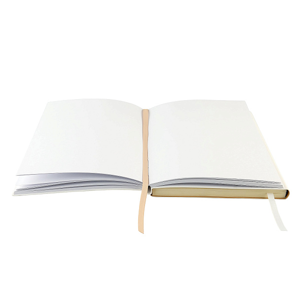 Скетчбук Sketchmarker Graphic&Ink, два в одном, мягкая обложка белая/бежевая, A5, 140г/м2, 60 л., бумага кремовая/ 200г/м2, 40 листов, бумага белая