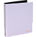 Папка 4 кольца "deVENTE. Esthetics" A5 (200x225x35 мм) Ø 30 мм, полипропилен 1000 мкм, лавандово-пепельная, фактура "soft-touch" для бумажных блоков и вкладышей, внутренний карман 160 мкм, индивидуальная упаковка, 